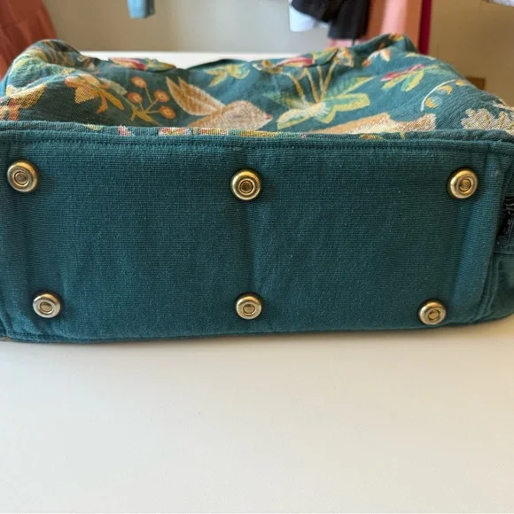 Luxury Bespoke Bernadette Rabbit Tapestry Lined Travel Garment Bag, like new - Picture 2 of 16